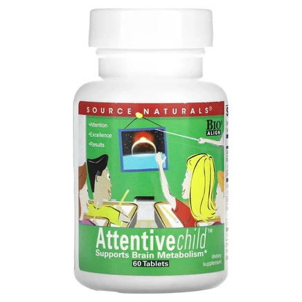 Source Naturals, Attentive Child, 60 таблеток