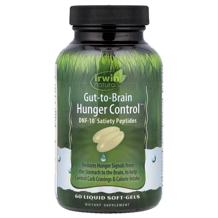 Irwin Naturals, Контроль голода между кишечником и мозгом, 60 мягких таблеток