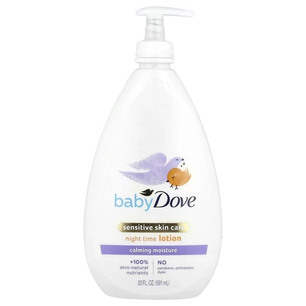 Dove, Для детей, уход для чувствительной кожи, ночной лосьон, 591 мл (20 жидк. Унций)