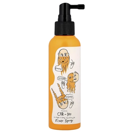 Elizavecca, Cer-100 Collagen Coating Hair A + Muscle Fixer Spray, 150 мл (5,07 жидк. Унции)