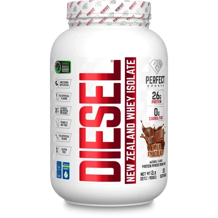 PERFECT Sports, Diet, новозеландский сывороточный изолят, со вкусом молочного шоколада, 908 г (2 фунта)