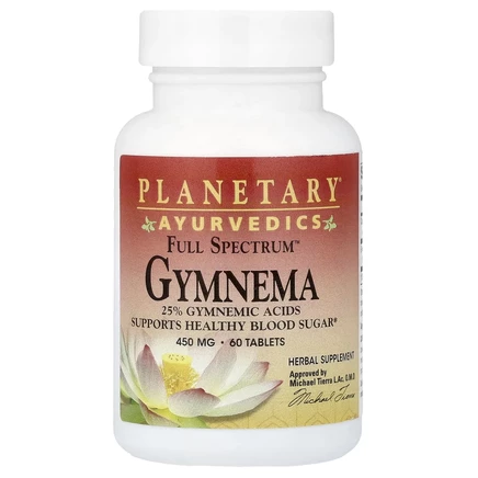 Planetary Herbals, Full Spectrum™, джимнема, 450 мг, 60 таблеток