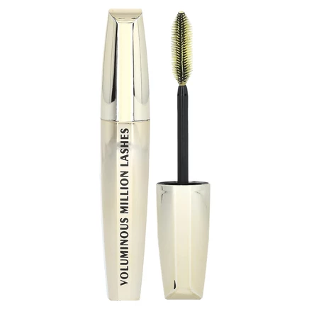L'Oréal, Тушь для ресниц Voluminous Million Lashes, угольно-черная 635, 9 мл