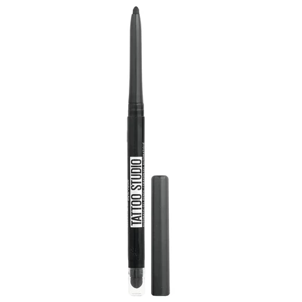 Maybelline, Nail Studio, автоматическая гелевая подводка для глаз, оттенок 010 какао-черный, 280 мг (0,01 унции)