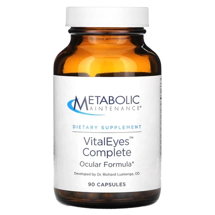 Metabolic Maintenance, Vital Eyes Complete, формула для глаз, 90 капсул