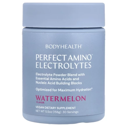 BodyHealth, Perfect Amino ™, электролиты, арбуз, 156 г (5,5 унции)