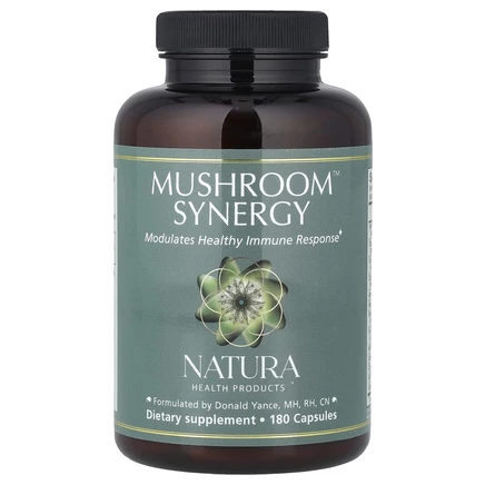 Natura Health Products, Mushroom™ Synergy, 180 капсул