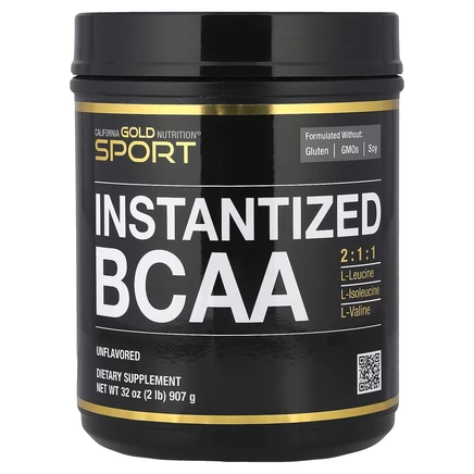 Lake Avenue Nutrition, Быстрорастворимый порошок BCAA, без добавок, 907 г (32 унции)