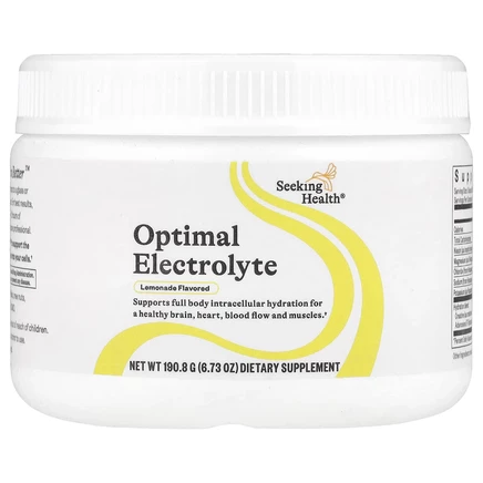 Seeking Health, Optimal Electrolyte, со вкусом лимонада, 167 г (5,89 унции)