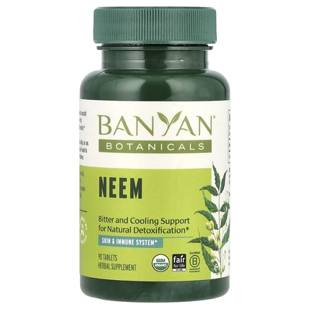 Banyan Botanicals, Ним, 90 таблеток (500 мг в каждой таблетке) default