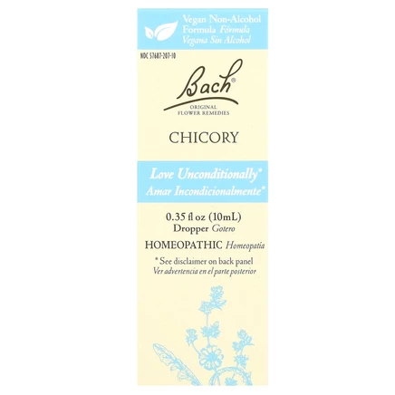 Bach, Original Flower Remedies, цикорий, 10 мл (0,35 жидк. унции)
