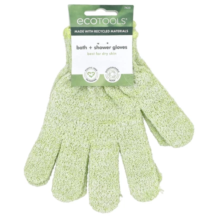 EcoTools, массажные перчатки для ванны и душа, 1 пара