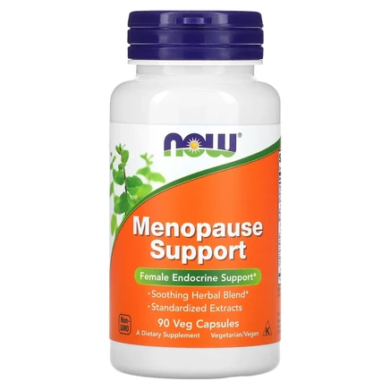 NOW Foods, Menopause Support, 90 растительных капсул