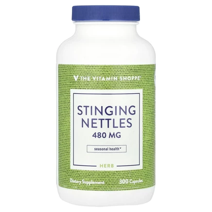The Vitamin Shoppe, Крапива двудомная, 480 мг, 300 капсул