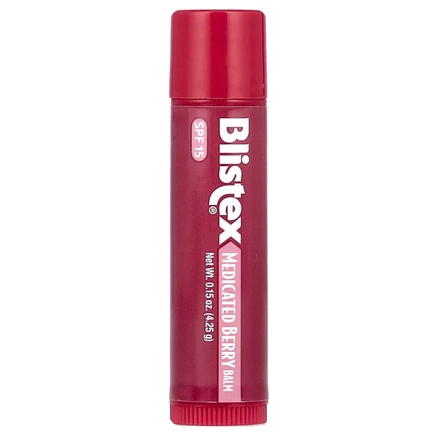 Blistex, заживляющий бальзам, защита губ с солнцезащитным фильтром, SPF 15, ягоды, 4,25 г (0,15 унции)