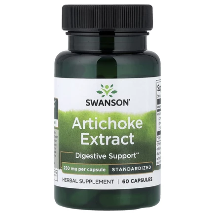 Swanson, Экстракт артишока, 250 мг, 60 капсул