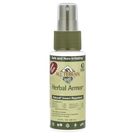 All Terrain, Herbal Armor®, натуральное средство от насекомых, 59 мл (2 жидк. Унции)