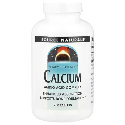 Source Naturals, кальций, 250 таблеток