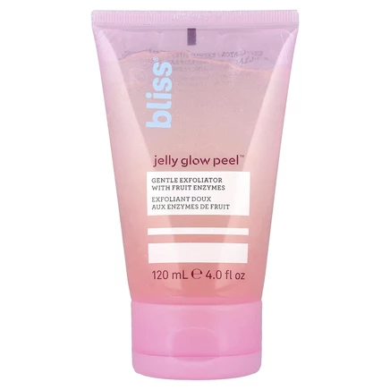 Bliss, Jelly Glow Peel ™, мягкое отшелушивающее средство с фруктовыми ферментами, 120 мл (4 жидк. Унции)