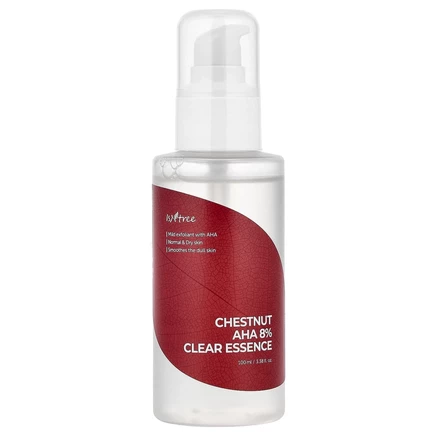 ISNtree, Chestnut AHA 8% Clear Essence, 100 мл (3,38 жидк. Унции)