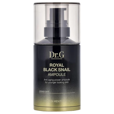 Dr. G, Royal Black Snail Ampoule, сыворотка с черной улиткой, 30 мл (1,01 жидк. унции)