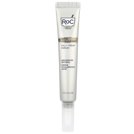 RoC, Derm Correxion, Fill + Treat Serum, Advanced Retinol & Triple Hyaluronic Acid, 0.5 fl oz (15 ml)