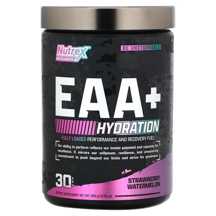 Аминокислоты Nutrex Research EAA+, клубника-арбуз, 390 г