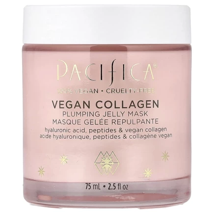 Pacifica, Vegan Collagen, разглаживающая маска с коллагеном, 75 мл (2,5 жидк. унции)