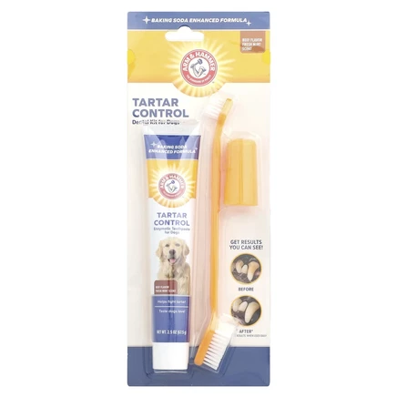 Arm & Hammer, Tartar Control, стоматологический набор для собак, говядина, 4 шт.
