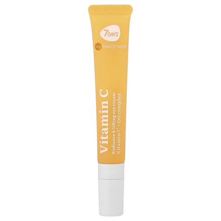 7 Days Beauty, подтягивающий и сияющий крем для кожи вокруг глаз с витамином C, 18 мл (0,6 жидк. унции)
