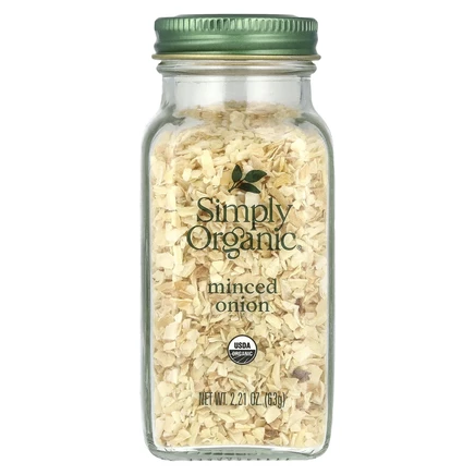 Simply Organic, Измельченный лук, 2.21 унций (63 г)