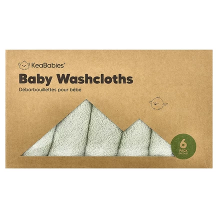 KeaBabies, детские мочалки, 6 шт.