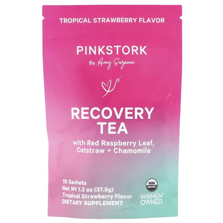 Pink Stork, Recovery Tea, тропическая клубника, 15 пакетиков, 37,5 г (1,3 унции)