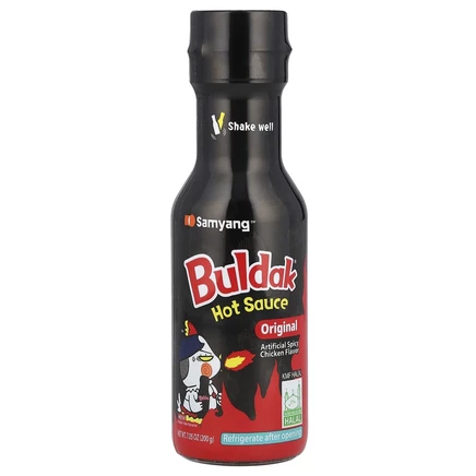 Острый соус Buldak®, искусственная острая курица, оригинальный вкус, 200 г (7,05 унции)