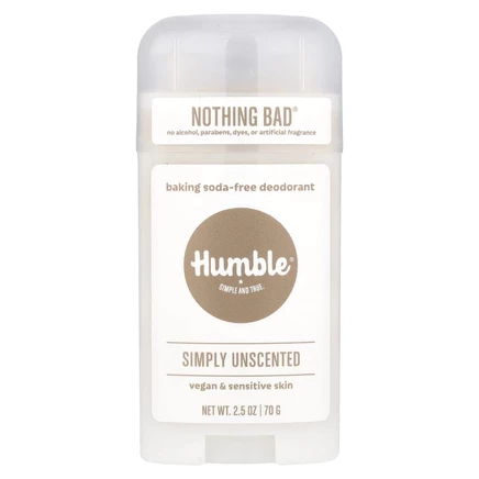 Humble Brands, Дезодорант без пищевой соды, без запаха, 70 г (2,5 унции)