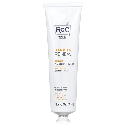 RoC, Barrier Renew, AM увлажняющее средство, SPF 30, без отдушек, 74 мл (2,5 жидк. Унции)