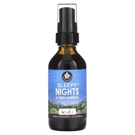 WishGarden Herbs, для детей, спокойной ночи и свежести утра, 59 мл (2 жидк. унции)