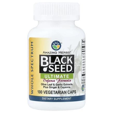 Amazing Herbs, Black Seed, Ultimate Defense Formula, 100 вегетарианских капсул