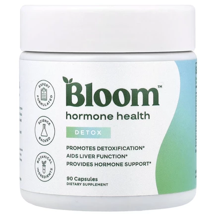 Bloom, Hormone Health, гормональная поддержка, для детоксикации, 90 капсул