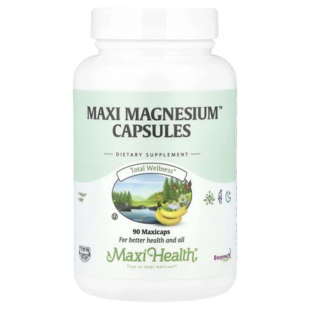 Maxi Health, Капсулы Maxi Magnesium ™, 90 капсул MaxiCaps
