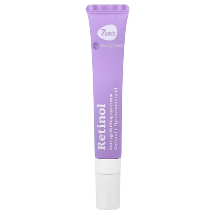 7 Days Beauty, ретинол, омолаживающий крем для области вокруг глаз двойного действия, 18 мл (0,6 жидк. унции)