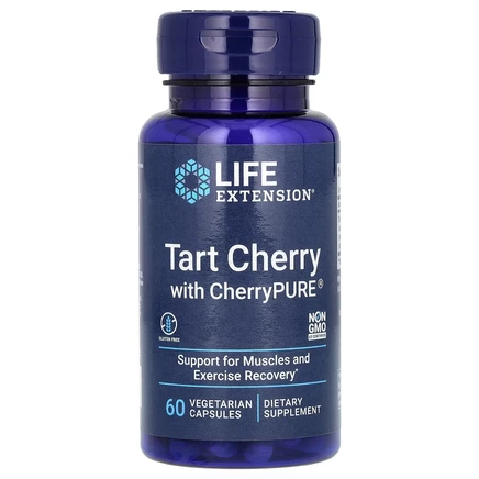Life Extension, Пирог с вишней и CherryPURE, 60 вегетарианских капсул