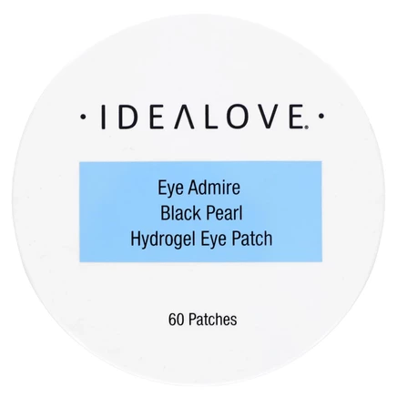 Idealove, Eye Admire, гидрогелевые патчи для глаз с черным жемчугом, 60 шт.