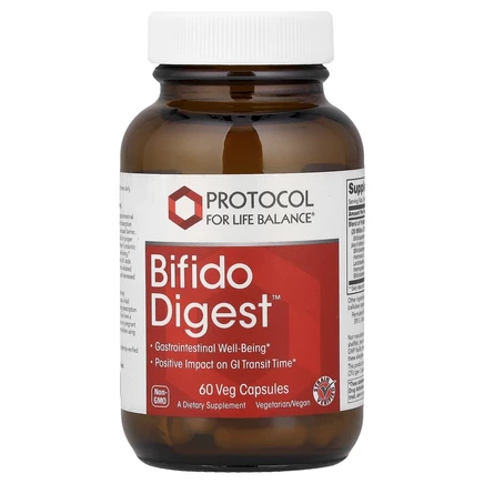 Protocol for Life Balance, Bifido Digest, 60 растительных капсул