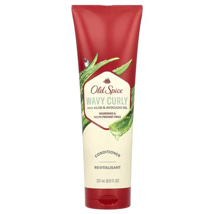Old Spice, Кондиционер для вьющихся волос с алоэ и маслом авокадо, 237 мл (8 жидк. Унций)