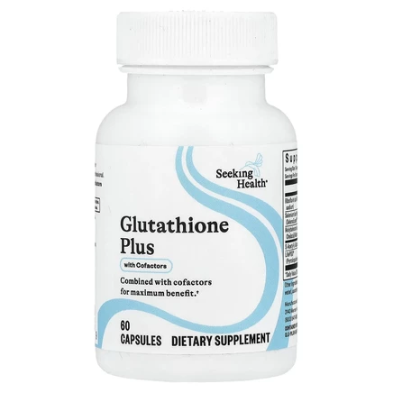 Seeking Health, Optimal Glutathione Plus, 60 вегетарианских капсул