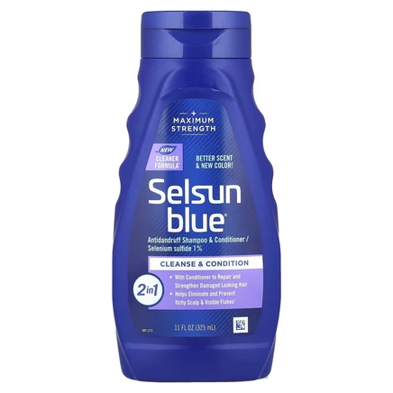 Selsun Blue, Шампунь и кондиционер против перхоти, 325 мл (11 жидк. Унций)