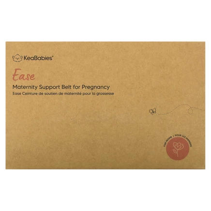 KeaBabies, Ease, поддерживающий пояс для беременных, для беременных, средний и большой, темно-черный, 1 шт.