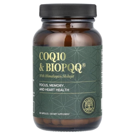 Global Healing, коэнзим Q10, BioPQQ с гималайским мумие, 60 капсул