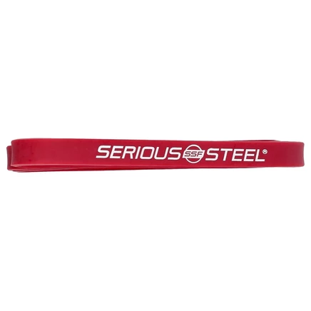 Serious Steel Fitness, Ремешок для сопротивления, 32 дюйма, красный цвет # 2, 1 шт.